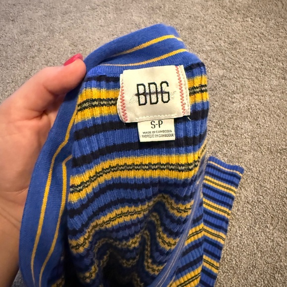 NWT Urban Outfitters BDG Addison V Neck Ribbed Knit Sweater - Picture 7 of 7